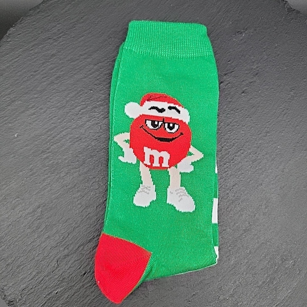 M&M Holiday Socks One Size Red One Regal Exclusive Promo Release Christmas